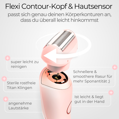 SatinSkin™ Pro  - Lady Shaver für seidig glatte Haut mit GlowSkin-Effekt