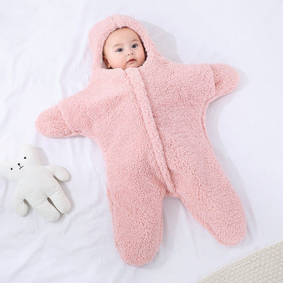 Warmer Baby-Winter-Stern-Overall gefüttert