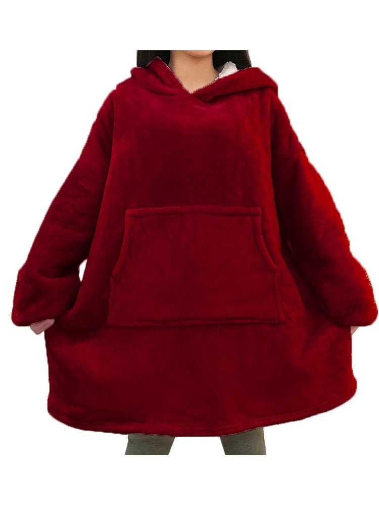 WOODIE - Warme Oversized Hoodie Decke - Lily Coco